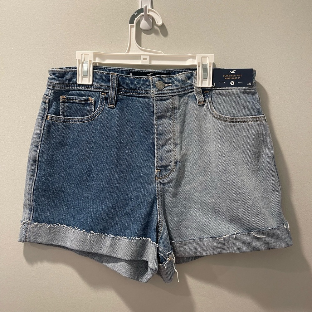 Hollister split tone Jean shorts